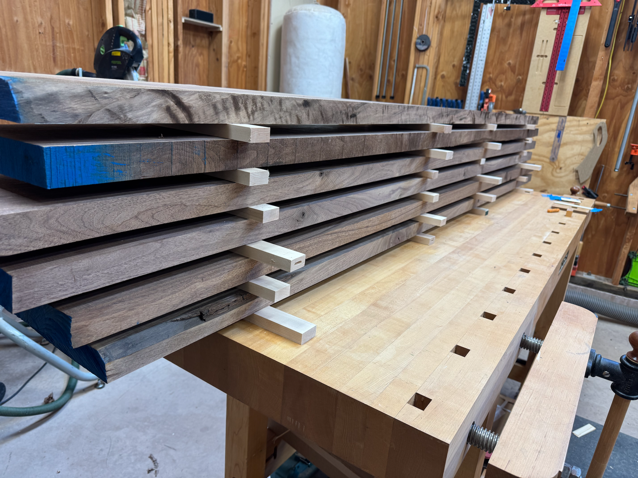 Build process: Stacking after milling