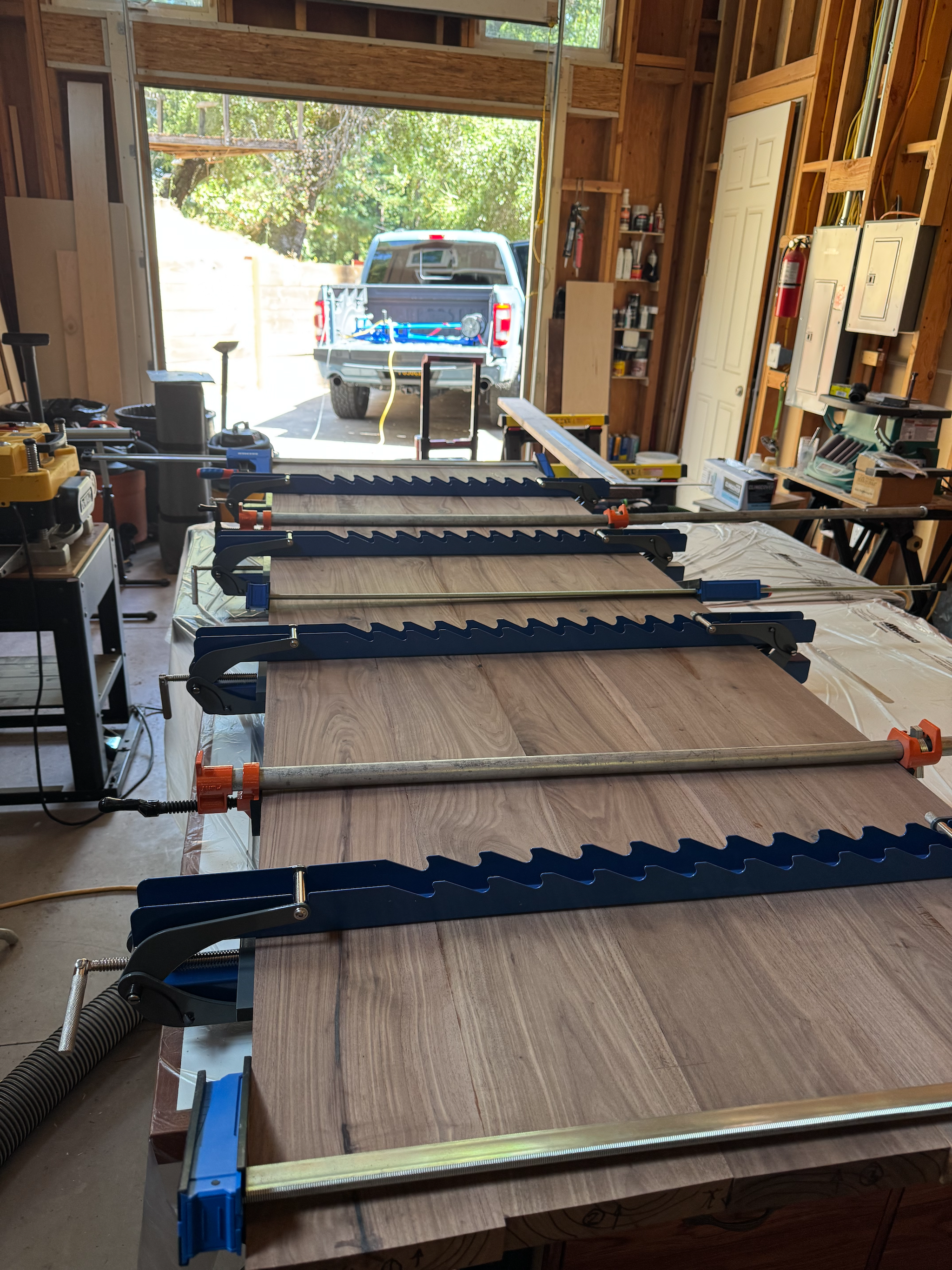 The glue up